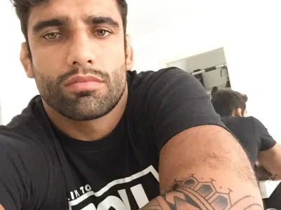 Brazilian Jiu-Jitsu world champion Leandro Lo poses for a selfie in this picture obtained from social media. Instagram/Leandro Lo/via REUTERS  THIS IMAGE HAS BEEN SUPPLIED BY A THIRD PARTY. MANDATORY CREDIT. NO RESALES. NO ARCHIVES.