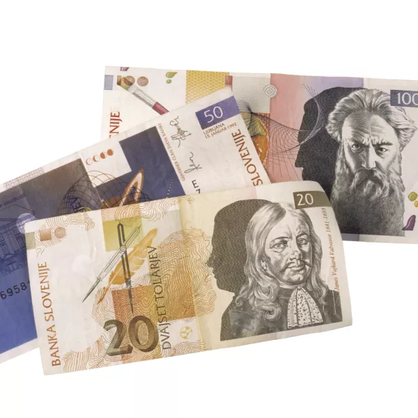 ﻿Slovenia currency n / Foto: Comstock Images