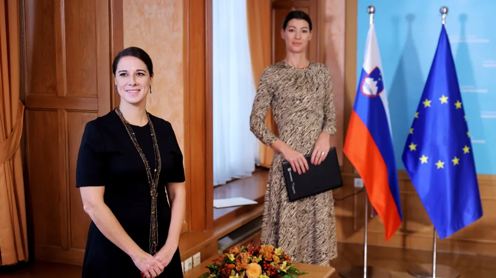 Ljubljana, Ministrstvo za pravosodje.<br>Zaprisega nove generalne drzavne tozilke Ane Kersevan.