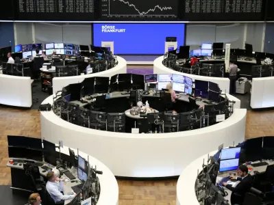 The German share price index DAX graph is pictured at the stock exchange in Frankfurt, Germany, September 23, 2022.  REUTERS/Staff