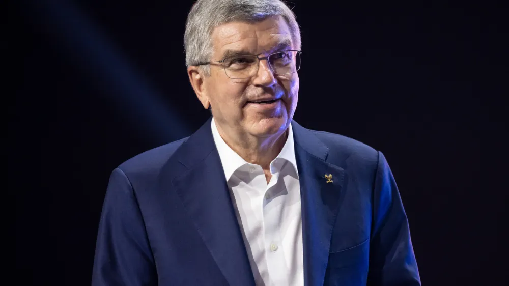 FILED - 01 July 2022, Bavaria, Munich: Thomas Bach, President of the IOC, attends the opening ceremony of the "Festival of Games, Sports and Arts". Photo: Sven Hoppe/dpa