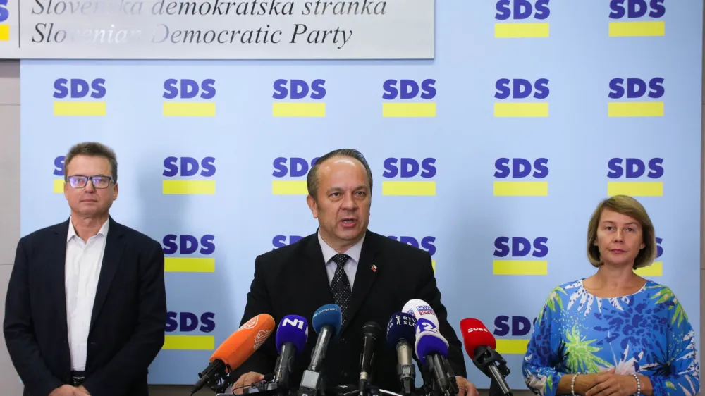 V SDS bi referendume izvedli skupaj z volitvami, lokalnimi ali predsedniškimi. Kot eden izmed datumov se sicer omenja drugi krog predsedniških volitev, ki bo 13. novembra. Foto: STA