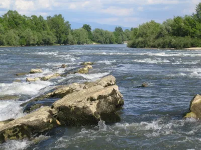 Še neokrnjena reka Sava pri Brežicah Foto: Ernest Sečen