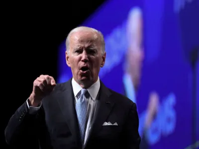 FILE PHOTO: U.S. President Joe Biden delivers remarks at the Pennsylvania Democratic Party's third annual Independence Dinner in Philadelphia, Pennsylvania, U.S., October 28, 2022. Reuters/Tasos Katopodis/File Photo