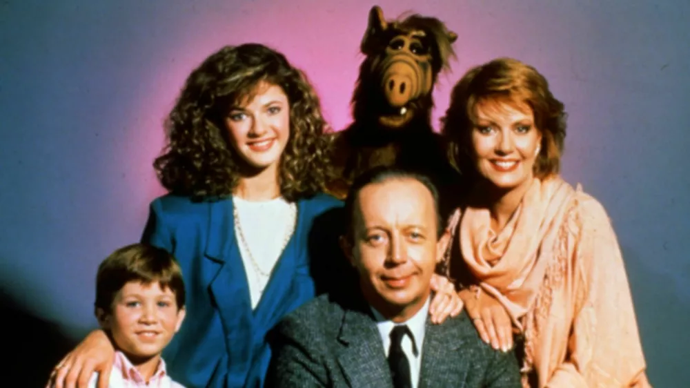 GGD7MN ALF / Onkel Albert USA 1987 / Nick Havinga Familie Tanner erwartet Onkel Albert zu Besuch: BENJI GREGORY, ANDREA ELSON, ALF, MAX WRIGHT, ANNE SCHEDEEN Regie: Nick Havinga aka. Onkel Albert