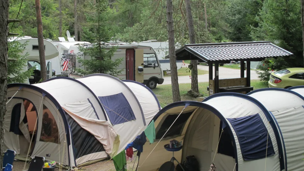 kamp šobec avtokamp lesce