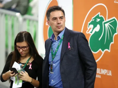 action during ABA league regular season basketball match between Cedevita Olimpija and Cibona in SRC Stozice, Ljubljana, Slovenia on October 12, 2019