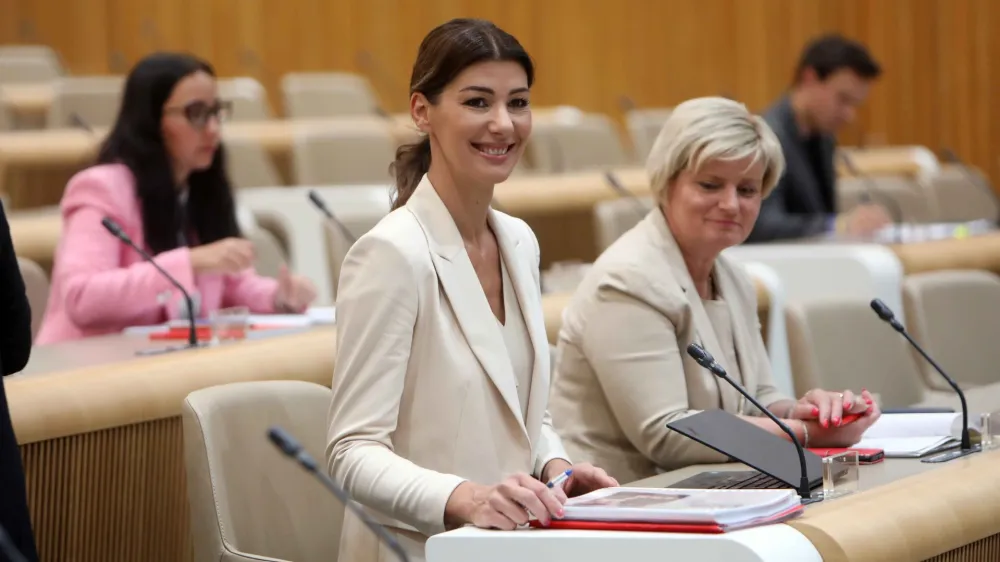 Dominika Švarc Pipan - 30.05.2022 - predstavitev kandidatke za ministrico za pravosodje Dominike Švarc Pipan pred odborom DZ za pravosodje //FOTO: Tomaž Skale