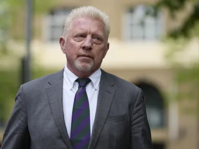 FILE - Former tennis player Boris Becker arrives at Southwark Crown Court in London, Friday, April 29, 2022. It has been reported on Friday, Dec. 9, 2022 that Becker is set to be released from HMP Huntercombe prison next week, after after serving just eight months of his two-and-a-half year sentence. (AP Photo/Frank Augstein, File)