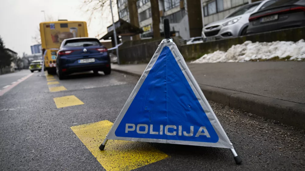 PolicijaKriminal- 02.02.2024 – Napad z nožem na avtobusu št. 14. //FOTO: Nik Erik Neubauer