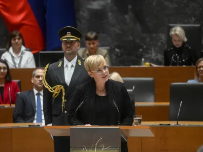 Nataša Pirc Musar je prva ženska v zgodovini samostojne Slovenije, ki so ji volilci zaupali petletni predsedniški mandat na čelu države. Foto: Nik Erik Neubauer