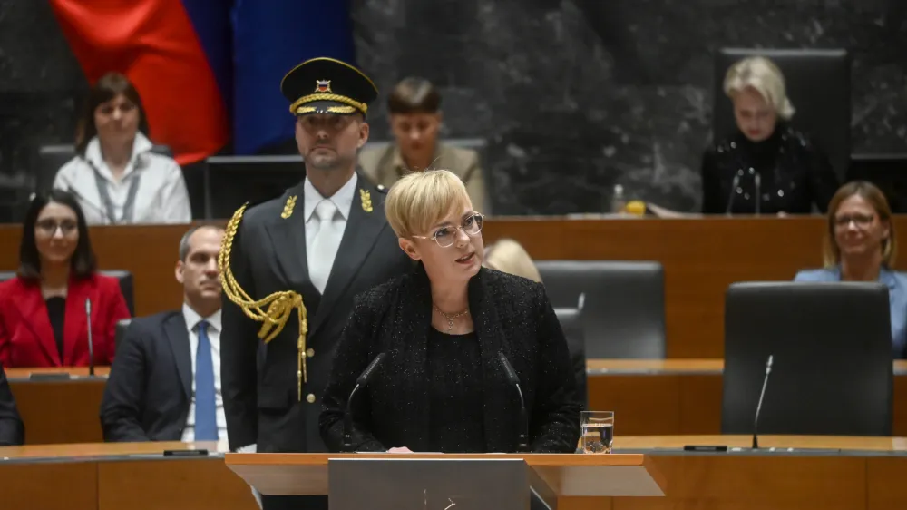 Nataša Pirc Musar je prva ženska v zgodovini samostojne Slovenije, ki so ji volilci zaupali petletni predsedniški mandat na čelu države. Foto: Nik Erik Neubauer