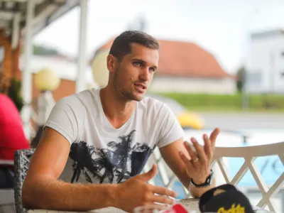 ﻿- 29.07.2020 - Gregor Ropret, odbojkar – odbojkarski reprezentant se vrača v klub ACH Volley  //FOTO: Bojan Velikonja