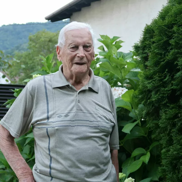 Alojz Bucik, rojen leta 1924, Avče pri Kanalu, borec 1. prekomorske brigade / Foto: Nataša Bucik Ozebek