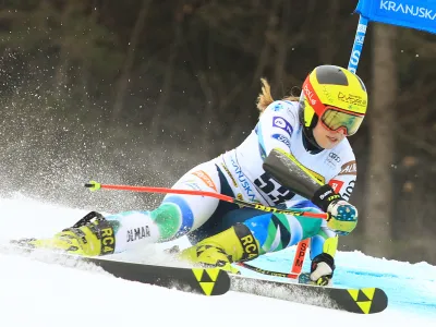 Gozd Martuljek - Smučarska proga Vitranc - Šport - Smučanje - 59. Zlata lisica - Veleslalom - Neja Dvornik - - Avtor: Andrej Petelinšek