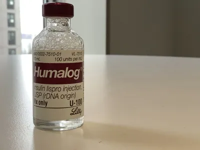 This Wednesday, March 1, 2023 photo shows a vial of Eli Lilly's Humalog insulin in New York. Eli Lilly will cut prices for some older insulins later this year and immediately give more patients access to a cap on costs they pay to fill prescriptions. The moves announced March 1, 2023 promise critical relief to some people with diabetes who can face annual costs of more than ,000 for insulin they need in order to live. Lilly's changes also come as lawmakers and patient advocates pressure drugmakers to do something about soaring prices. (AP Photo/Pablo Salinas)