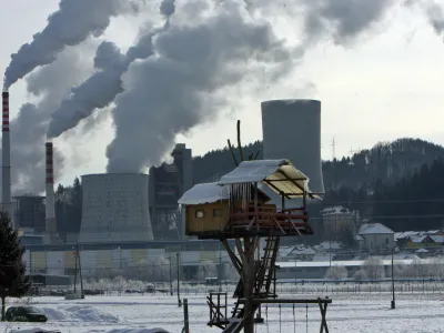 - Termoelektrarna Šoštanj (TEŠ) - gradnja šestega bloka TEŠ 6 - /FOTO: Tomaž Skale