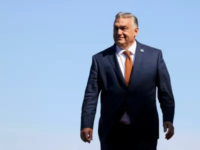 FILE PHOTO: Hungarian Prime Minister Viktor Orban attends the European Political Community meeting at the Blenheim Palace near Oxford, Britain July 18, 2024. REUTERS/Hollie Adams/File Photo