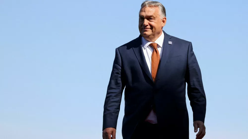 FILE PHOTO: Hungarian Prime Minister Viktor Orban attends the European Political Community meeting at the Blenheim Palace near Oxford, Britain July 18, 2024. REUTERS/Hollie Adams/File Photo