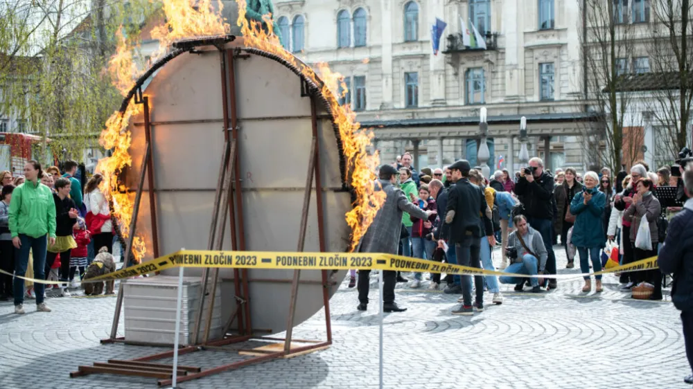 protest v Ljubljani