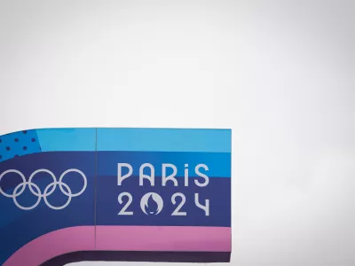 Francija, Pariz.Poletne olimpijske igre 2024 v Parizu.Cestno kolesarstvo, kronometer za moske.