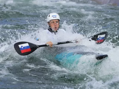 Slovenska kajakašica Eva Terčelj je v slalomu na divjih vodah osvojila sedmo mesto.