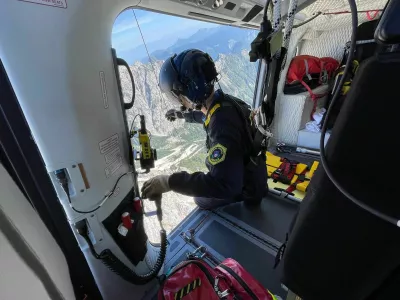 Helikoptersko reševanje v gorah