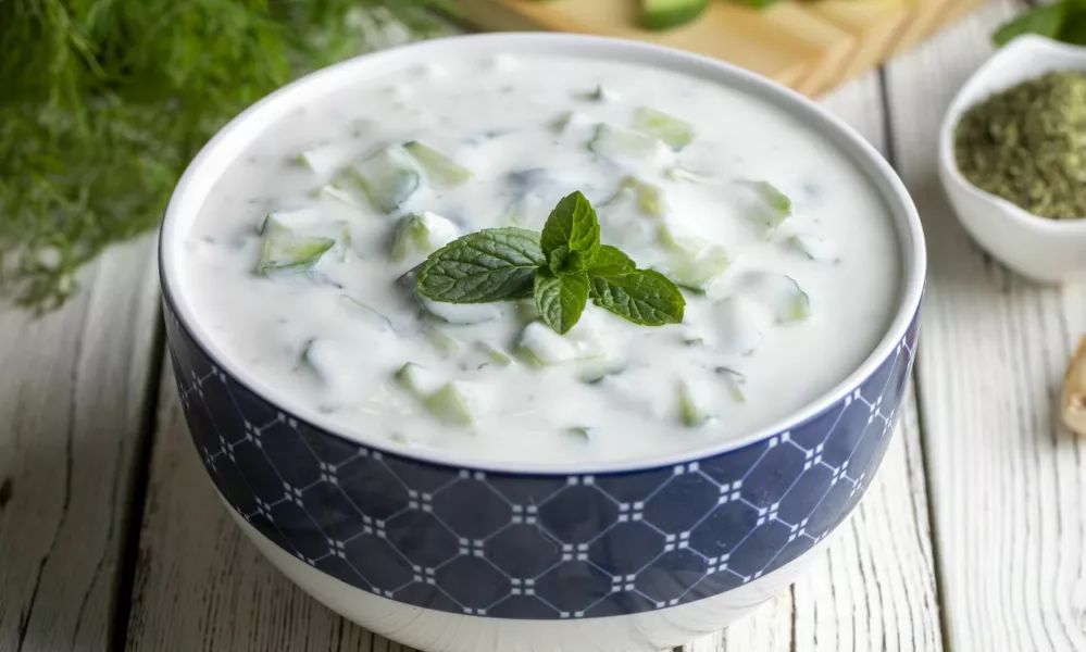 Traditional delicious appetizer; tzatziki (Turkish name; cacik) / Foto: Esin Deniz