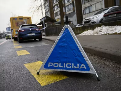 PolicijaKriminal- 02.02.2024 – Napad z nožem na avtobusu št. 14. //FOTO: Nik Erik Neubauer