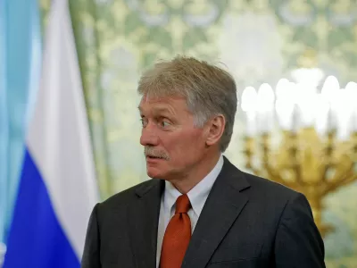 Kremlin's Spokesman Dmitry Peskov waits before a meeting of Russia's President Vladimir Putin with Indonesia's President-elect Prabowo Subianto in Moscow, Russia July 31, 2024. REUTERS/Maxim Shemetov/Pool