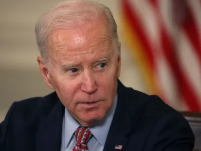 U.S. President Joe Biden meets with the his Council of Advisors on Science and Technology at the White House in Washington, U.S., April 4, 2023. REUTERS/Leah Millis