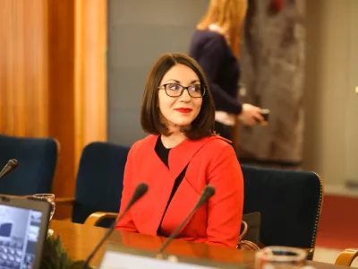 Emilija Stojmenova Duh, kandidatka za ministrico za digitalno preobrazbo - 12.01.2023 - Preoblikovanje vlade Roberta Goloba - predstavitev Emilije Stojmenove Duh, kandidatke za ministrico za digitalno preobrazbo pred Odborom DZ za notranje zadeve, javno upravo in lokalno samoupravo //FOTO: Bojan Velikonja