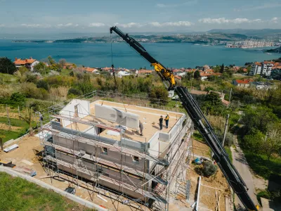 Gradnja montažne hiše, Marles / Foto: Marles