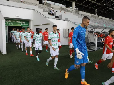 13.07.2024 - pripavljalna nogometna tekma Olimpija - CSKAFOTO: Luka Cjuha