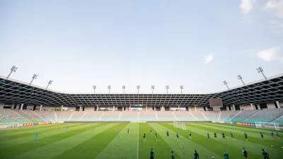 Ljubljana, Stadion Stozice.Novinarska konferenca NK Olimpija.