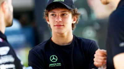 FILED - 21 March 2024, Australia, Melbourne: Italian racing driver Andrea Kimi Antonelli from the Prema Racing Team during the 2024 Australian Formula 1 Grand Prix at the Albert Park Circuit. Mercedes announces that Antonelli will replace Hamilton in the new Formula 1 season. Photo: -/DPPI/dpa