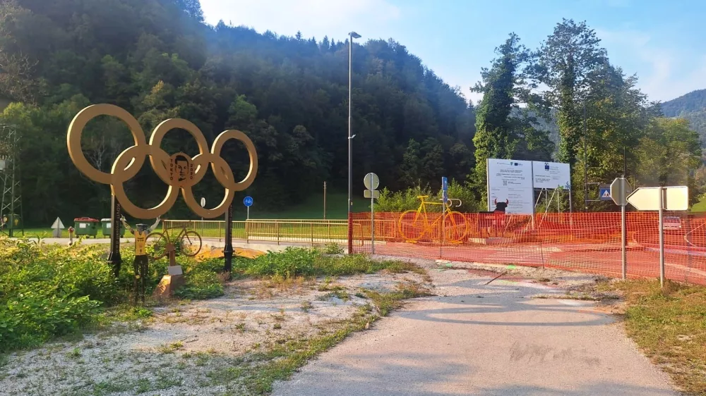 V Zagorju so začeli urejati Park Primoža Rogliča. Foto: občina Zagorje ob Savi