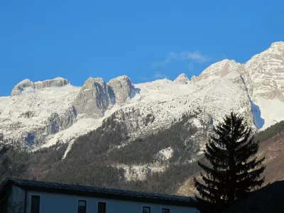 pogled na Kanin iz doline