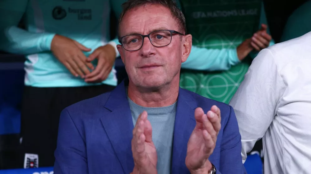 Soccer Football - Nations League - League B - Group 3 - Slovenia v Austria - Stozice Stadium, Ljubljana, Slovenia - September 6, 2024 Austria coach Ralf Rangnick before the match REUTERS/Borut Zivulovic