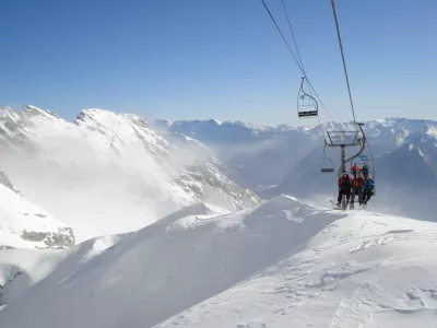 Kanin Sella Nevea, smučišče, zima sedežnica