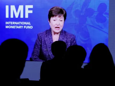 FILE PHOTO: International Monetary Fund Managing Director Kristalina Georgieva speaks during the Reuters NEXT Newsmaker event, in New York City, New York, U.S., December 1, 2022. REUTERS/Brendan McDermid/File Photo