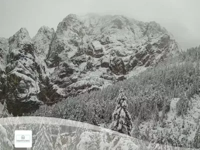 Vrščič sneg Foto: Spletna kamera Erjavčeva koča/zajem zaslona