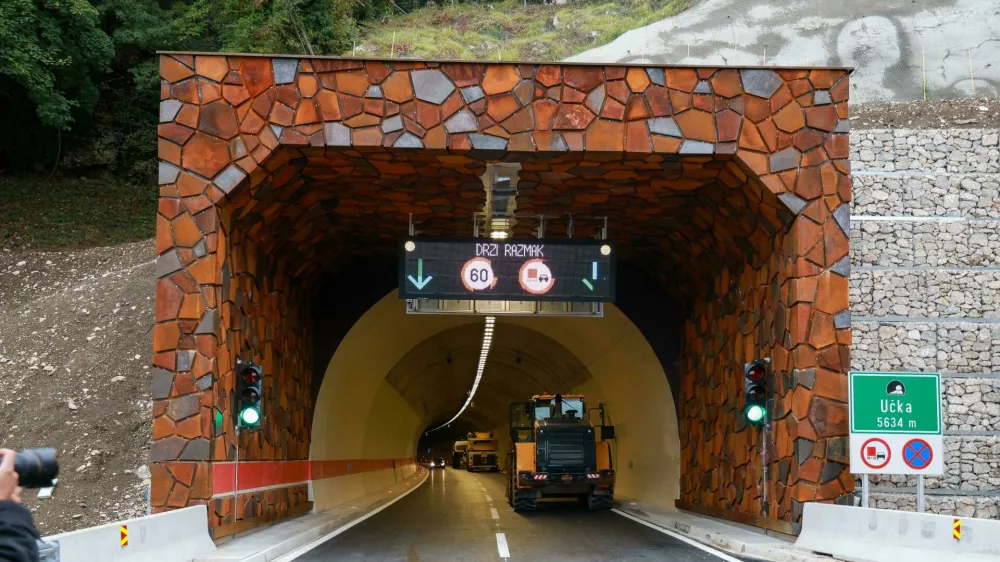 13.09.2024., Ucka - Obilazak dovršene nove cijevi Tunela Učka koji se danas pušta u promet. Photo: Srecko Niketic/PIXSELL