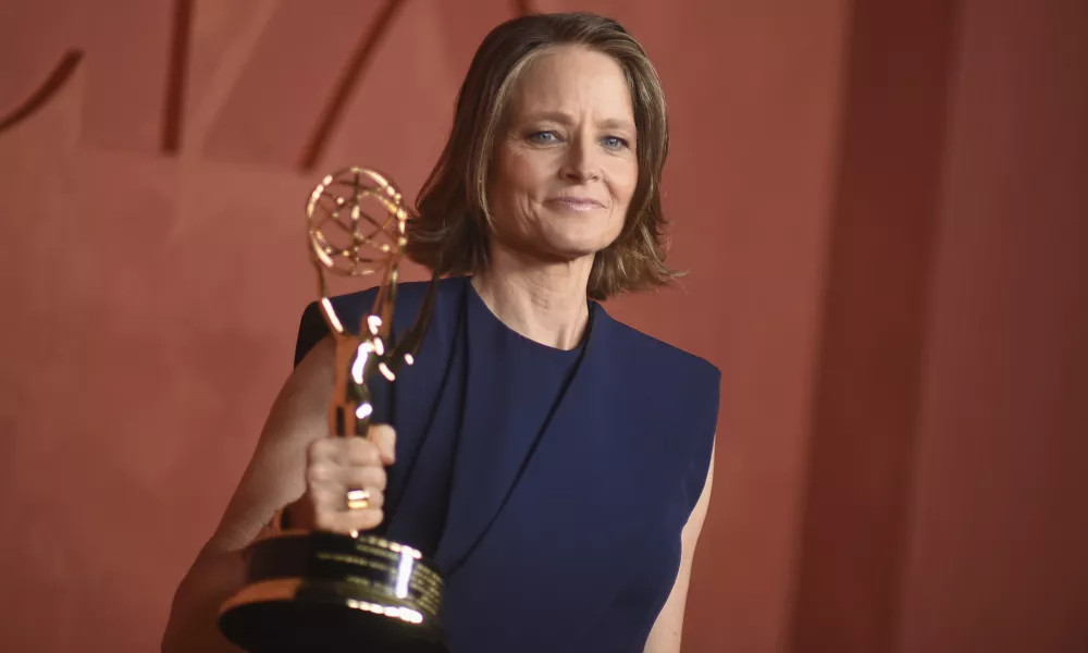 Jodie Foster attends the HBO and Max reception following the 76th Primetime Emmy Awards on Sunday, Sept. 15, 2024, at San Vicente Bungalows in West Hollywood, Calif. (Photo by Richard Shotwell/Invision/AP)