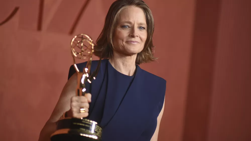 Jodie Foster attends the HBO and Max reception following the 76th Primetime Emmy Awards on Sunday, Sept. 15, 2024, at San Vicente Bungalows in West Hollywood, Calif. (Photo by Richard Shotwell/Invision/AP)