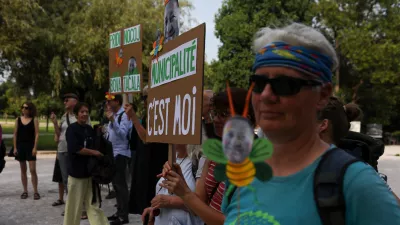 09.07.2024. Otvoritev razstave Ohranjamo narave sredi mesta ob 40. obletnice Parka Tivoli in protest za ohranitev narave Mladih za podnebne spremembe. Foto: Bojan Velikonja