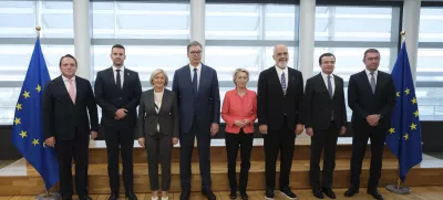 Belgija, Bruselj.Sestanek voditeljev drzav zahodnega Balkana s predsednico Evropske komisije Ursulo von der Leyen.