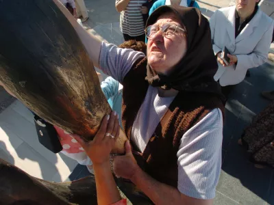 Romanje v Medjugorje (Međugorje) - romarski kraj v Hercegovini, kjer se prikazuje Devica Marija, Bosna in Hercegovina BIH, //FOTO: Tomaž SkaleOPOMBA: ZA OBJAVO V ČASOPISU DNEVNIK / Foto: Tomaž Skale