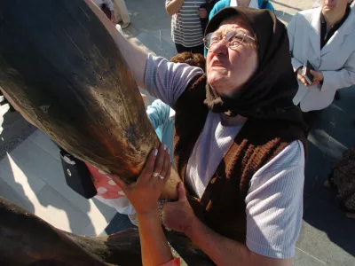 Romanje v Medjugorje (Međugorje) - romarski kraj v Hercegovini, kjer se prikazuje Devica Marija, Bosna in Hercegovina BIH, //FOTO: Tomaž SkaleOPOMBA: ZA OBJAVO V ČASOPISU DNEVNIK