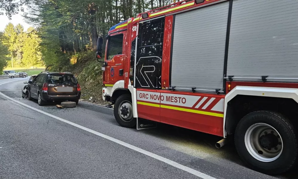 Prometna nesreča PU Novo mesto